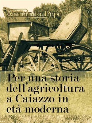 cover image of Per una storia dell'agricoltura a Caiazzo in età moderna